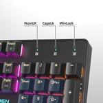 Surmen creamy keyboard number pad and arrow keys detail