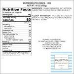 The Hampton Popcorn Company butterscotch candy in a bowl
