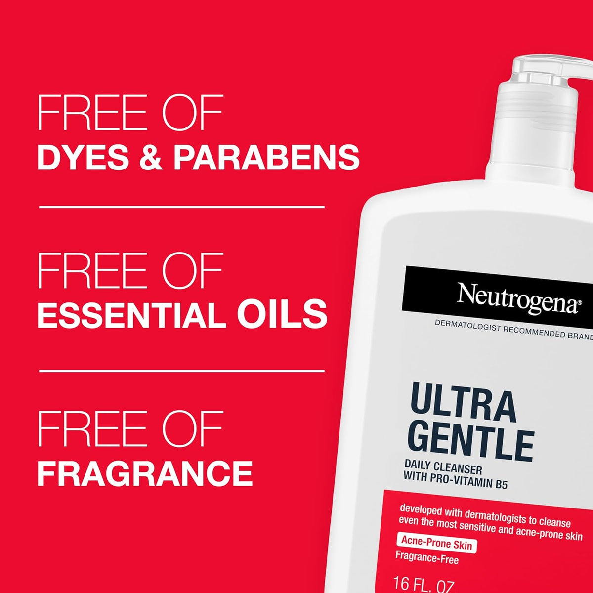 Neutrogena face wash back label ingredients and directions