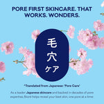 Instructions for using Biore nose and chin pore strips