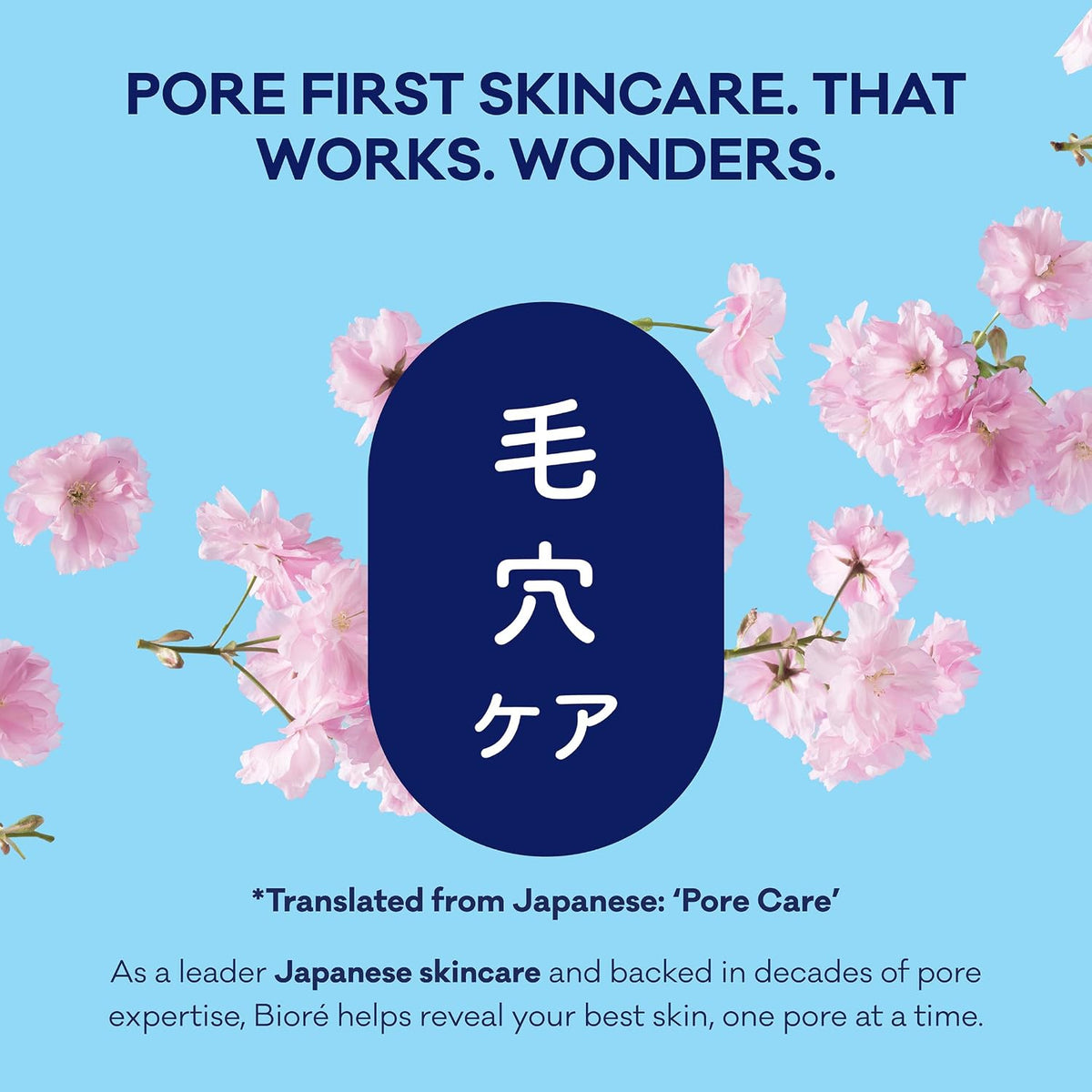 Instructions for using Biore nose and chin pore strips