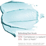 Clarins Fresh Scrub texture and natural cellulose beads detail