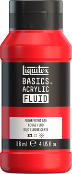 Liquitex BASICS Acrylic Fluid Paint, 118ml (4-oz) Bottle, Light Blue Permanent - Image 9