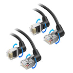 Cable Matters 2-Pack Cat 8 40Gbps Ethernet cable front view