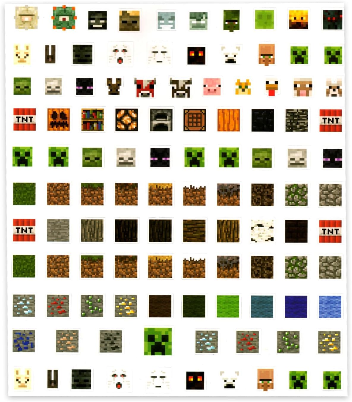 Close up of Minecraft 0.7mm mechanical pencils and block erasers
