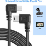 Pasow dash cam power cable full length 11.5 feet display