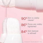 Clarins Beauty Flash Peel built-in brush applicator close-up