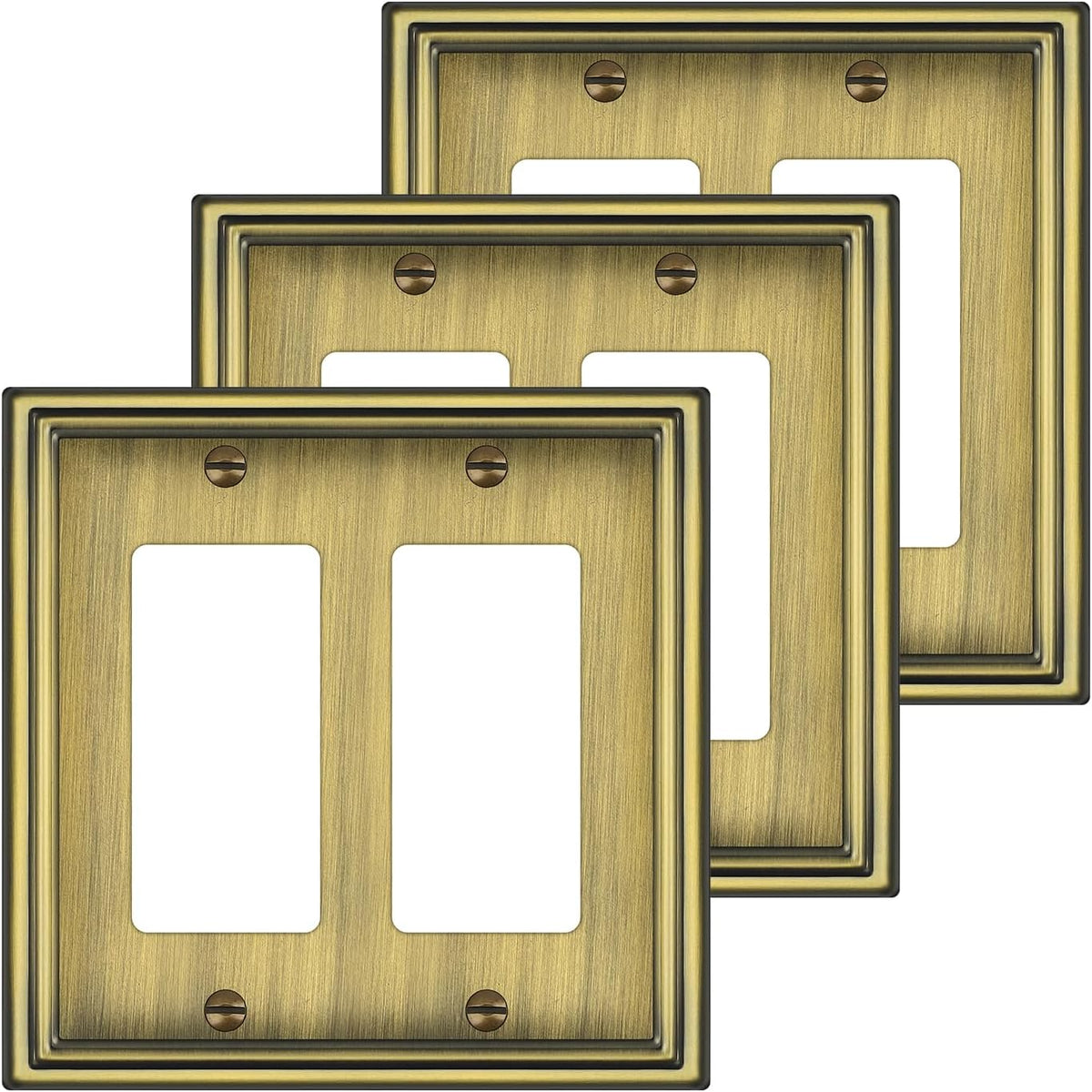 Beyimen architectural stepped edge switch plate detail