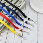 Korty yellow neck lanyard metal swivel hook