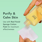 Authentic Rael imported skincare packaging with clear liquid content