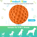 Hexagonal honeycomb texture on havit rubber dog ball
