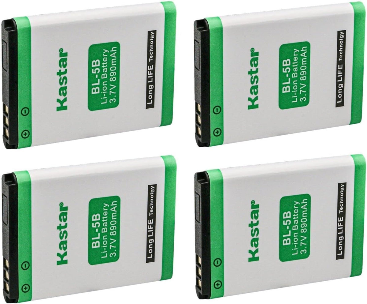 Packaging and included items for Kastar camera battery