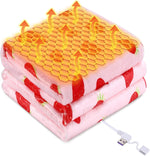USB Powered Heated Throw Blanket for Women, 50" X 60" 9V 18W Portable Cow Print Electric Heating Blanket with 3 Heat Settings, 8-Zone Graphene Heating Blankets for Couch Car Office Outdoor - Image 10