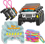 Full set of Felyc ducking game cards and accessories laid out