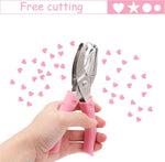 Taxutor 1/4 inch paper punch angled view