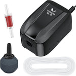 Compact Uniclife aquarium air pump for 5 to 200 gallon tanks