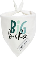 Realeaf Big Brother dog bandana front view for small dogs