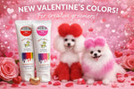Crazy Liberty dog hair dye pink gel tube for creative grooming