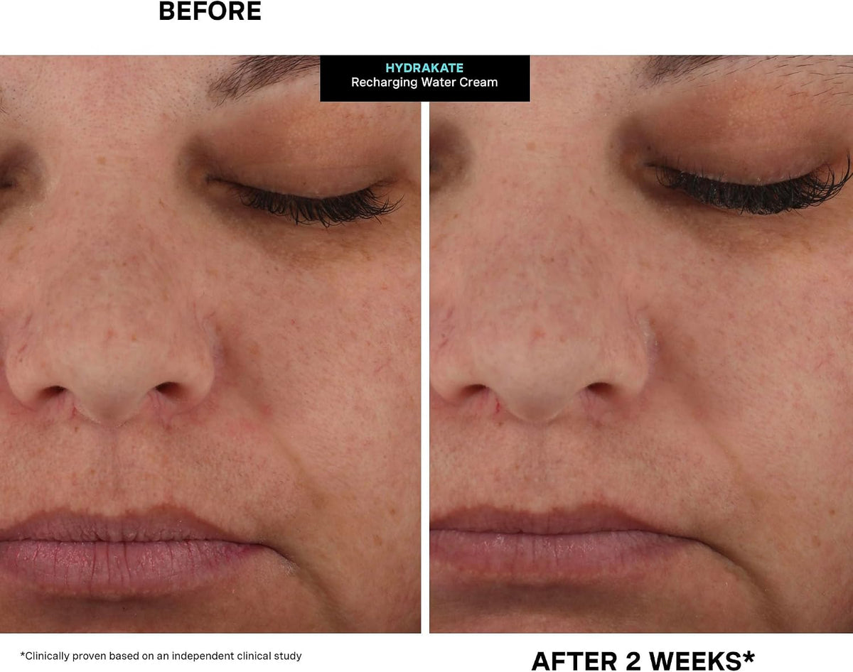 Kate Somerville facial moisturizer application on face and neck