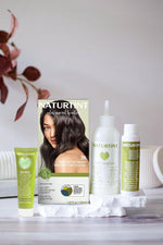 Naturtint permanent hair color bottle and developer contents