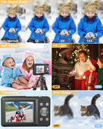 AiTechny digital camera top angle view with shutter button