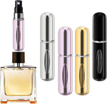 Forebile refillable perfume portable atomizer bottle in four metallic colors
