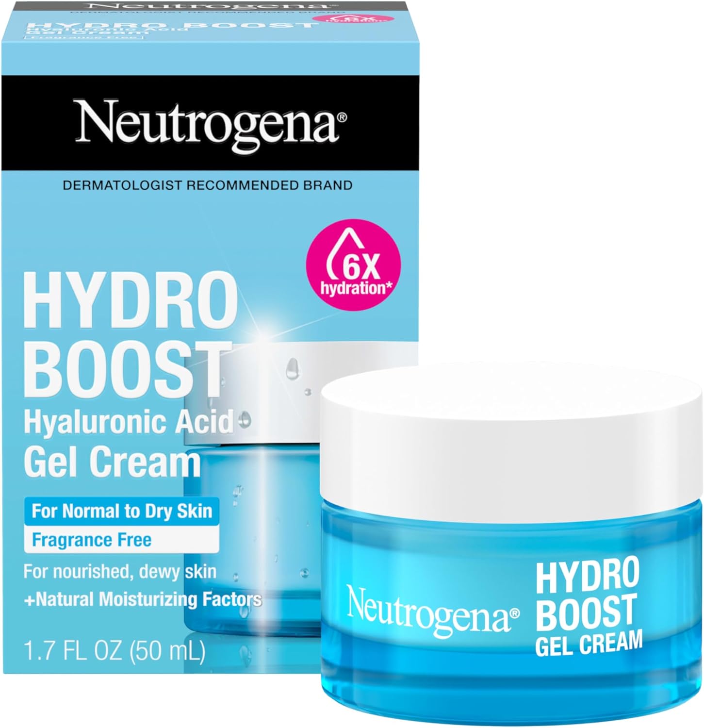 Neutrogena Hydro Boost Gel Cream front packaging view