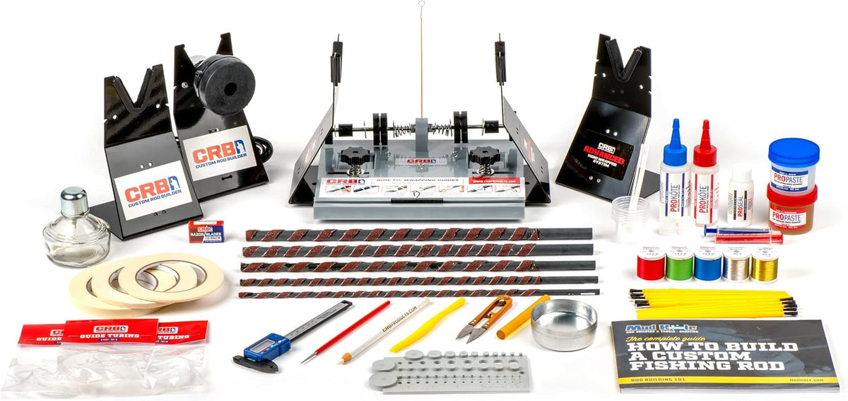 CRB Custom Rod Builder Fishing Rod Building Start Up Kit Core components overview