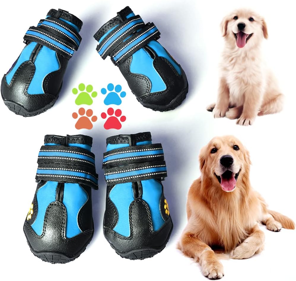 CovertSafe dog boots front view showing rugged soles