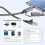 Jadaol internet cable plugged into router port interface
