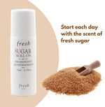Fresh Sugar Roll-On Deodorant 75ml packaging box and product size details