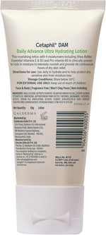 Cetaphil dry skin moisturizer texture swatch close up