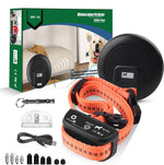My Pet Command indoor pet barrier transmitter and collar front view electronic dog fence