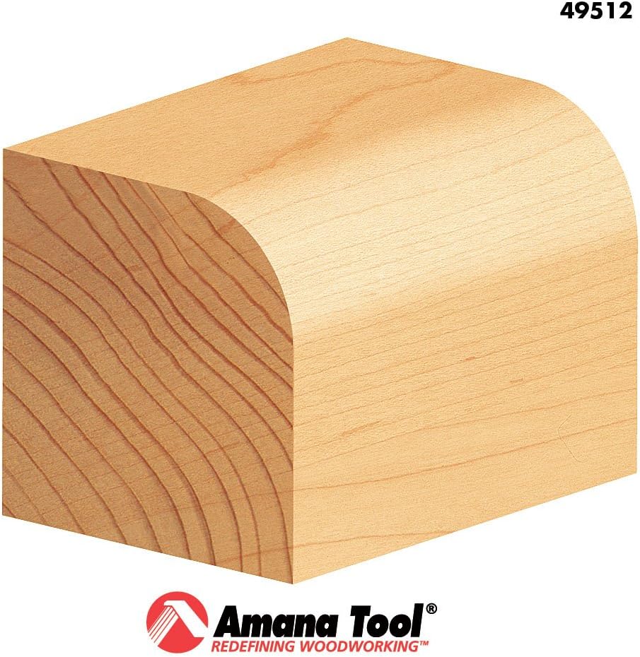 Amana Tool 3/8 inch radius router bit side profile