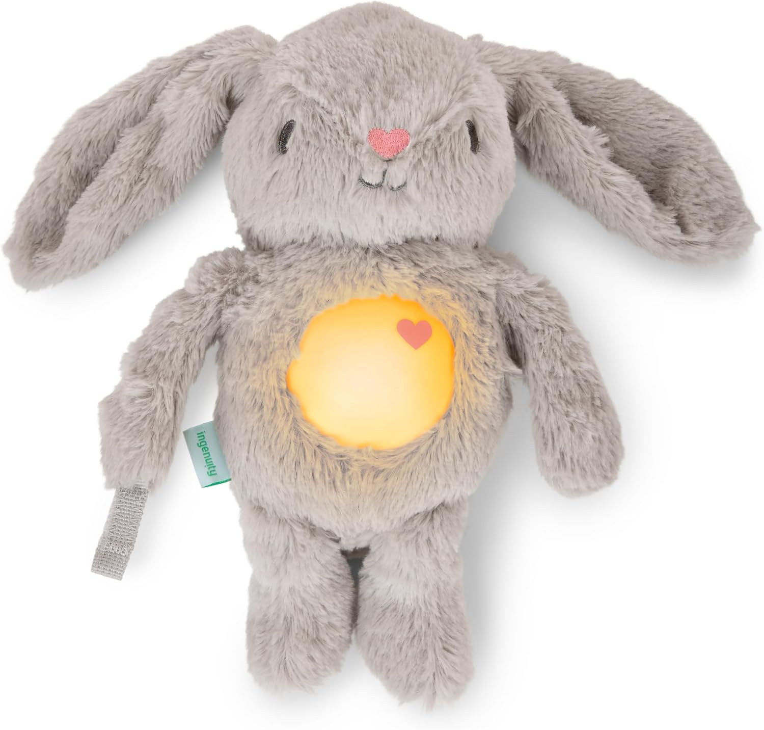 Ingenuity Sylvi Cuddle Pal Daytime Baby Soother front view plush bunny toy for infants