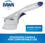 Dawn kitchen dishwashing brush ergonomic grip display