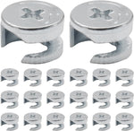 Litoexpe 10 Pcs 15x12mm Cam Lock Fittings | Precision Fit Design, Zinc Alloy Construction, for Wardrobes and Cabinet Assembly - Image 9