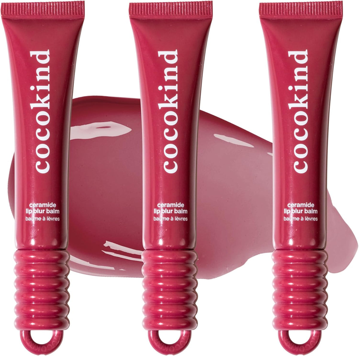 Cocokind USA imported ceramide lip treatment showing the applicator tip and glossy formula