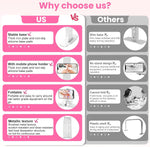 3 light color temperature modes on Uiopy professional nail tech lamp