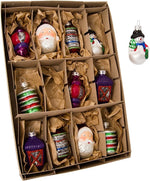 Kurt S. Adler glass ornament collection packaging and box