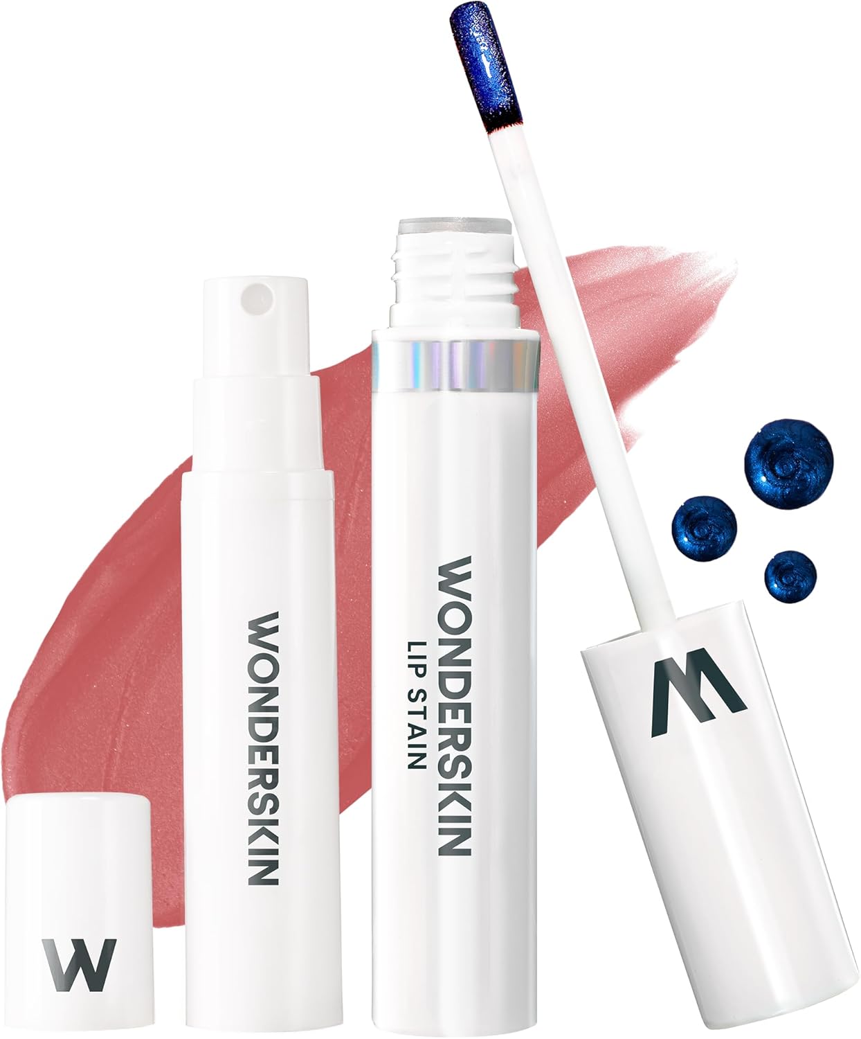Wonderskin Wonder Blading Lip Stain Masque and Reveal Kit front view showing the Whimsical shade box packaging