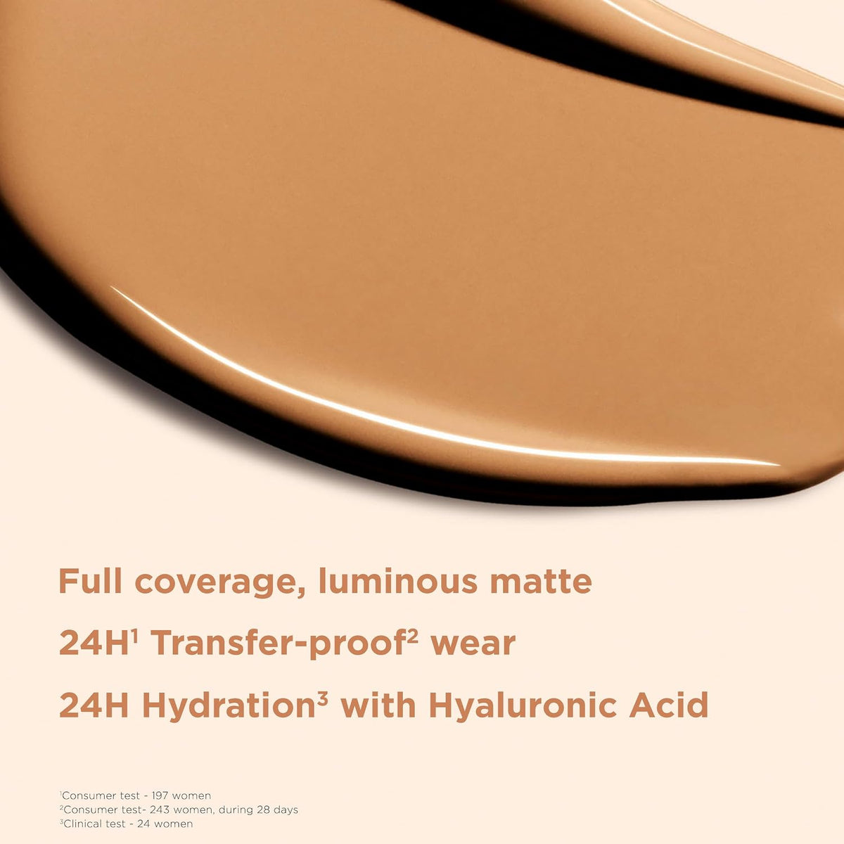 Clarins full coverage foundation golden cap view