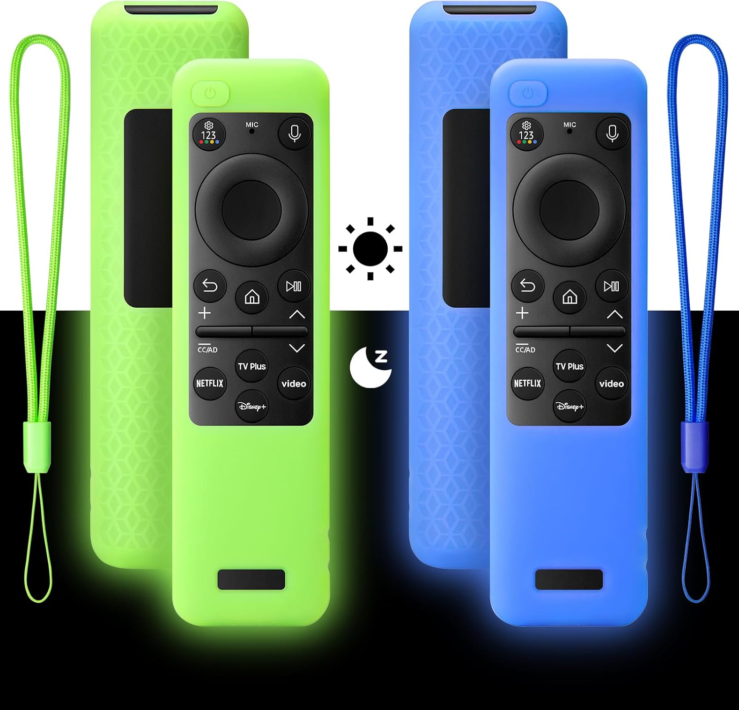 Omaic silicone protective case for Samsung Smart TV remote front view