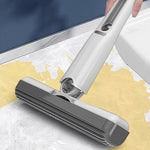 Generic mini mop portable self squeeze front view on kitchen countertop