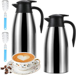 70 Oz Updated Insulated Stainless Steel Carafe, Double Walled Vacuum Coffee Carafe-Keeping Hot Coffee & Water Hot for 12Hours(Red) - Image 9