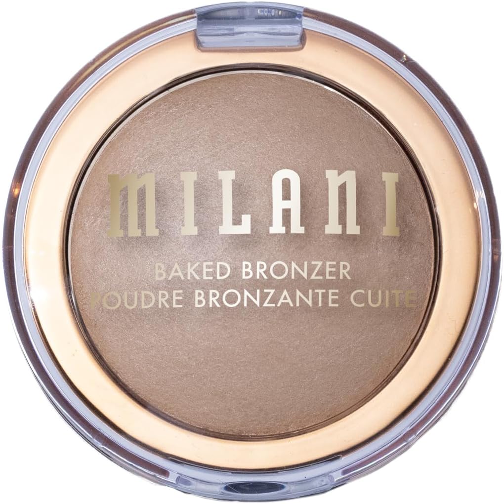 Milani Baked Bronzer - Long-Lasting Powder for Natural Sun-Kissed Glow- Lightweight, Buildable & Streak-Free Makeup with Radiant Finish- Talc-Free, Vegan & Cruelty-Free, Made in Italy, Amalfi Glow - Image 9