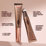 Authentic Charlotte Tilbury Hollywood contour wand branding