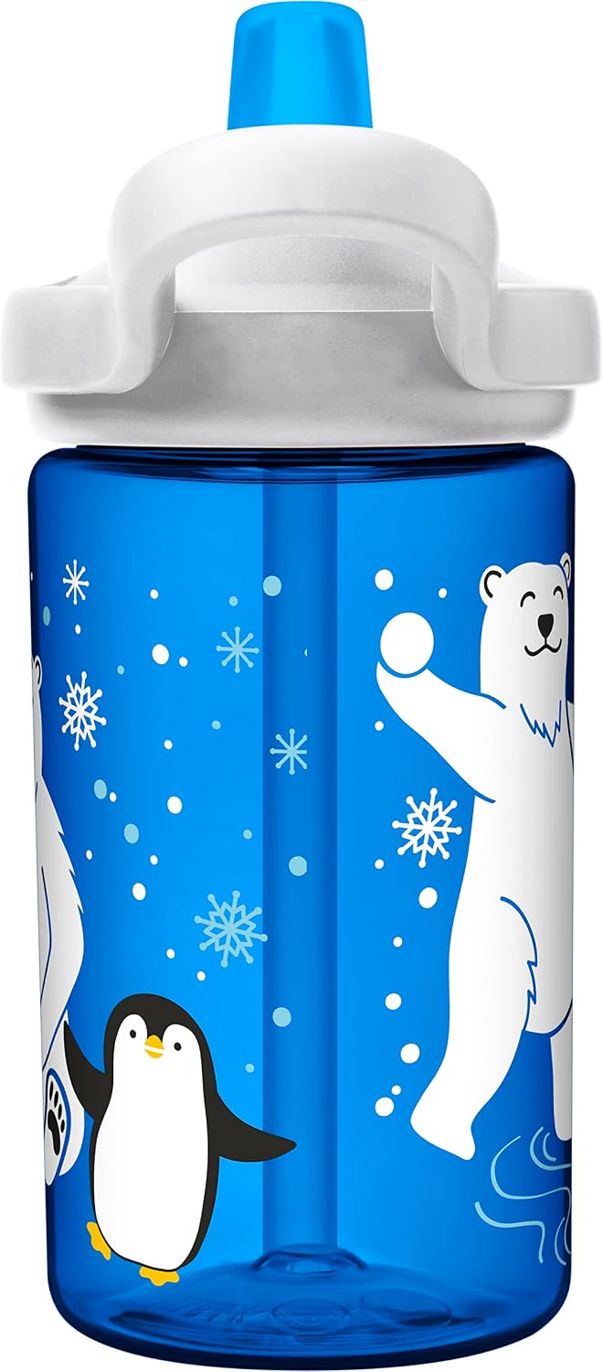 CamelBak kids water bottle integrated carry handle detail