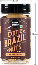 Urban Platter Exotic Raw Brazil Nuts | 3.53 Oz (100g) | Natural, Organic, Fresh, Shelled & Unsalted | Crunchy, Delicious & Healthy Party Snack | Ideal for Gift Giving, Dessert or Baking - Image 10