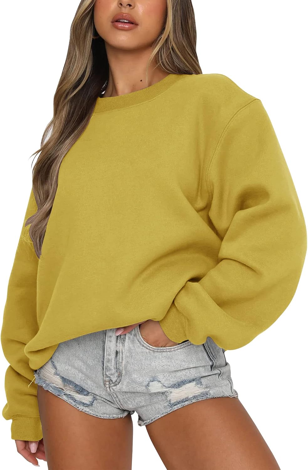 Fanway and EC casual knit sweatshirt full outfit pairing